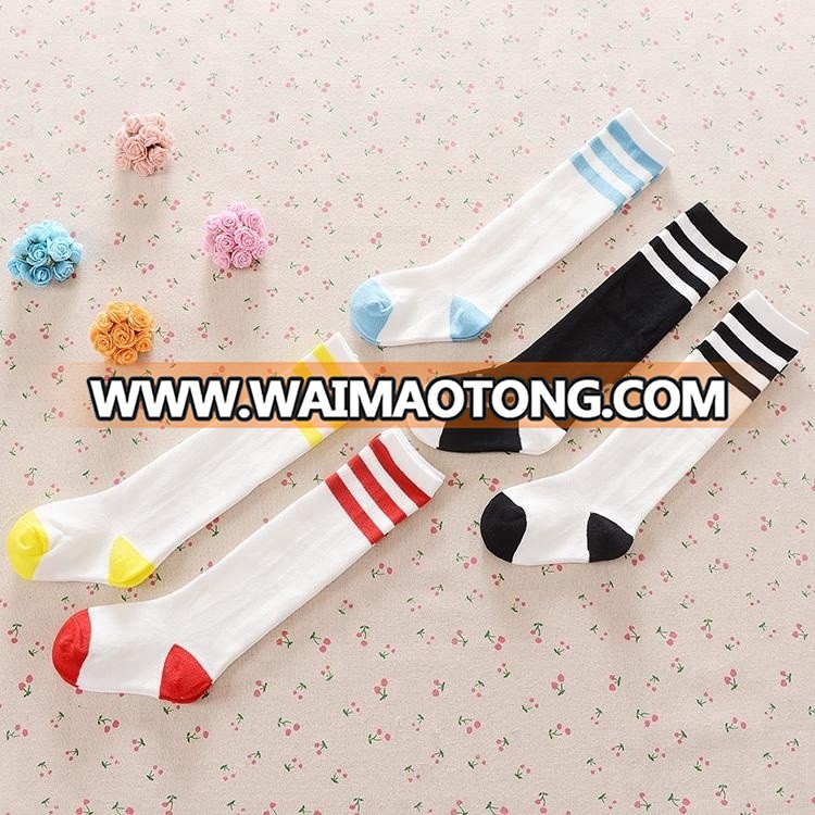 Football kids knee high socks fashion soccer socks