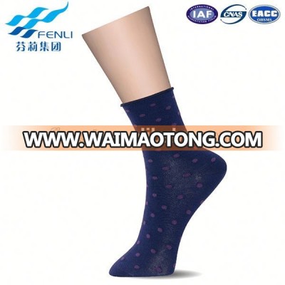 New Arrival fashion color pattern women cotton socks