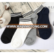 New fashion wholesale custom color ankle length college style unisex plain cotton sport socks